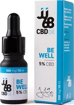 CBD JJ68 Be Well CBD konopný olej 5 % 500 mg 10 ml
