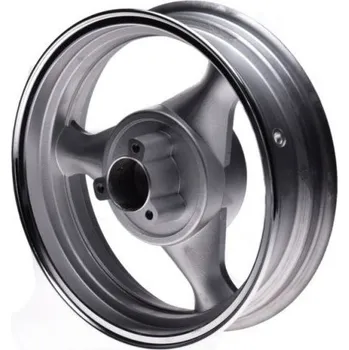 Kolo pro motocykl ráfek disk kolo zadní ALU skútr 125/150 ccm 3,50x13" stříbrný , kotoučová brzda , 19 drážek skůtry čína