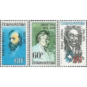 Poštovní známka Kulturní osobnosti - čistá - č. 2062-2064