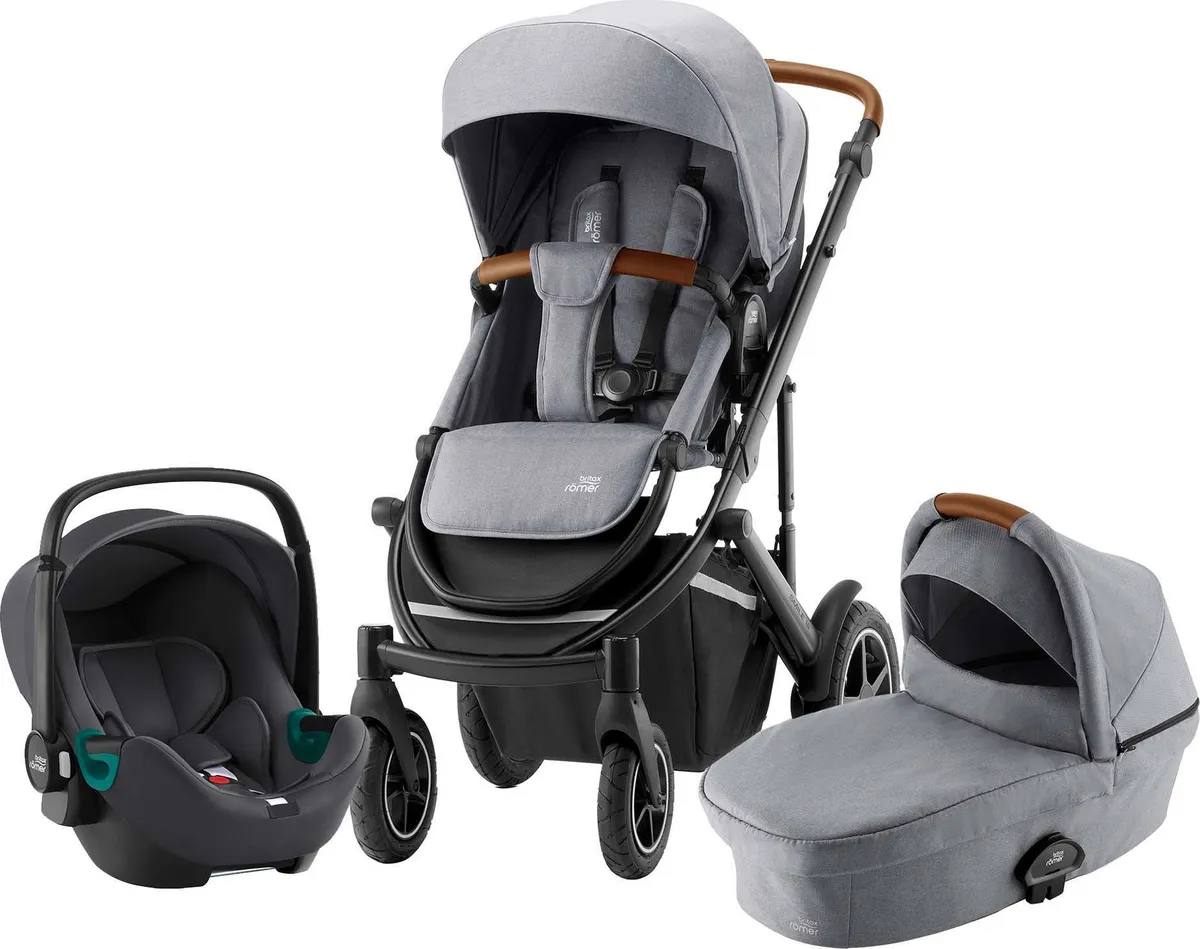 Foto Kočárek Britax Römer Set Smile III 2022 Frost Grey/Brown - Zboží