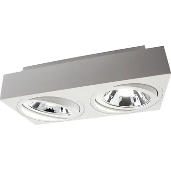 Spectrum přisazené svítidlo na 2xAR111 žárovku bílé[SLIP005049]