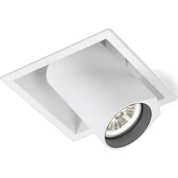 Bodové svítidlo Wever & Ducré Vestavný směřovatelný reflektor Bliek Square GU10 Barva: Bílá 125220W0