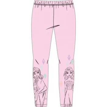 E plus M - Dívčí dlouhé legíny Ledové království - Frozen - Elsa a Anna - růžové 134