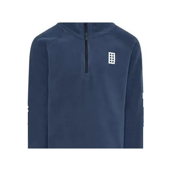 Chlapecká mikina LEGO Wear chlapecká fleecová mikina Sinclair LW-22972_2 134 tmavě modrá
