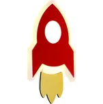 ACA Lighting nástěnné svítidlo LED 5.5W 3000K 385lm NASA červená MDF 24X13X3.8CM ZM21005WR