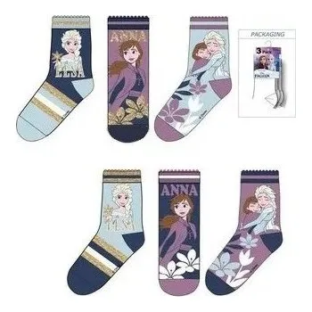 SADA 3 KS PONOŽKY FROZEN Ledové království 0611 Velikost: 31-34