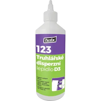 Průmyslové lepidlo PERDIX123 Truhlářské disperzní lepidlo D3 0,5kg