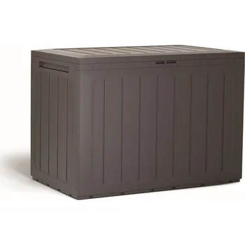 Zahradní úložný box Prosperplast Zahradní box BOARDEBOX 78 cm - 190 l- barva: umbra