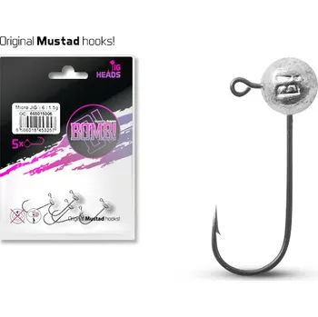 Jigová hlava bez límečku Delphin BOMB Velikost Háčku: 3 / 0, Hmotnost: 10 g, Počet ks v balení: 5