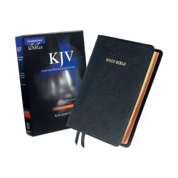 KJV Concord Reference Bible, Black Edge-lined Goatskin Leather, Red-letter Text KJ566:XRE Black Goatskin Leather RCD266 – Cambridge University Press (EN)
