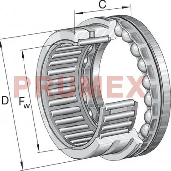 INA NKX 30 Z-XL ložisko