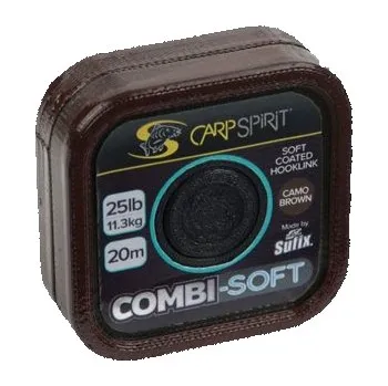 Carp Spirit Combi-Soft Coated Braid 20 m/25 lb Camo Brown|ACS640079
