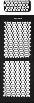Akupresurní podložka Spokey Aku Big akupresurní masážní podložka s polštářem 137 x 50 cm černá