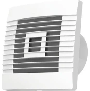 Domácí ventilátor Ventilátor stěnový s žaluzií a čidlem vlhkosti, DN 120