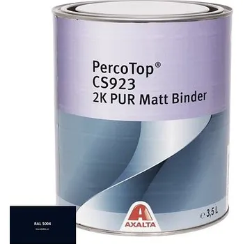 barva na kov Matná polyuretanová 2K barva Axalta PercoTop MATT RAL 5004