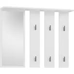 TPS Věšák se zrcadlem PARMA - Bílá