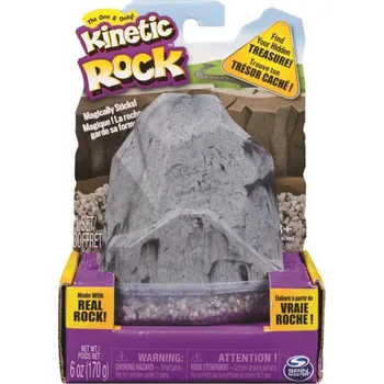 kinetický písek Kinetic Sand Kinetický písek Rock 170g šedý