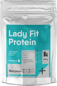 Protein Kompava Lady Fit protein 500 g jahoda/malina