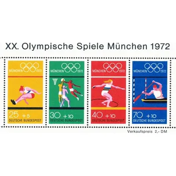 Sběratelství NSR - aršík - čistý - block 8