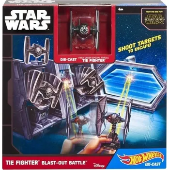Hračka Hot Wheels SW Bitva se stíhačkou Tie Fighter, Mattel CMT37