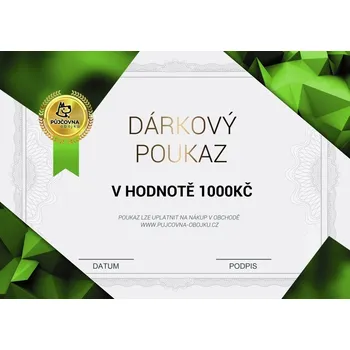 Tělový krém Dárkový poukaz v hodnotě 1000kč