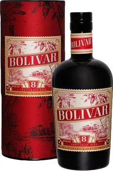 Rum Bolivar 8 40 % 0,7 l dárková tuba