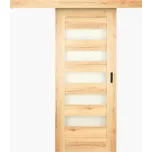 Interiérové dveře Naturel Accra posuvné 80 cm dub natura ACCRACPLDN80PO + posuvný systém