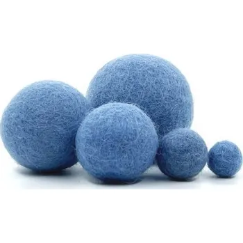 MMboutique Plstěná kulička vel.XS 085-Baby Blue