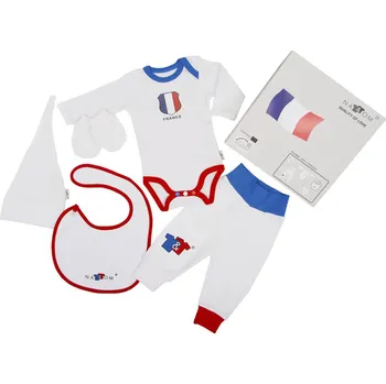 Nat&Tom France 5dílný set pro holky i kluky Velikost: 62