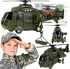 MalPlay Army Rescue interaktivní vojenská helikoptéra 1:16