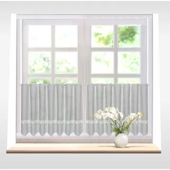 Záclona batist, Florence metráž, šedá