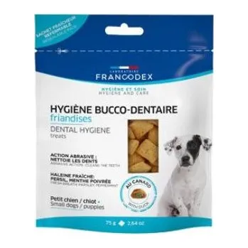 Pamlsek pro psa Francodex Pochoutka Dental Hygiene pro štěňata 75g