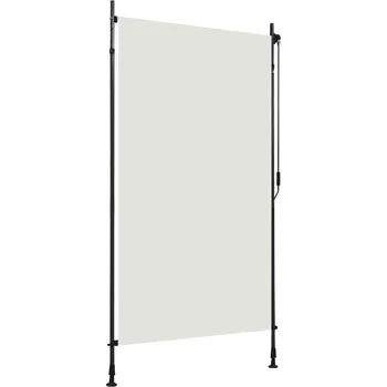 Roleta Venkovní roleta s ruční klikou 120 x 270 cm krémová