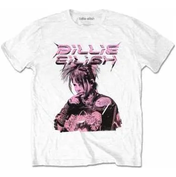 Pánské oblečení Merch Billie Eilish: Billie Eilish Unisex T-shirt: Purple Illustration (large) L
