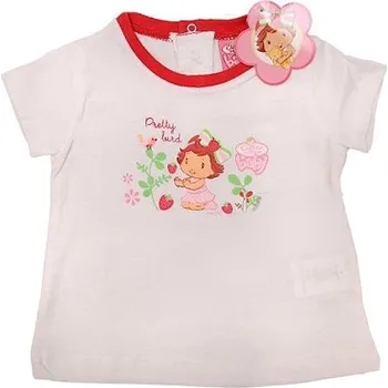 Dívčí tričko BABY GIRL bílé tričko s krátkým rukávem Velikost: 74