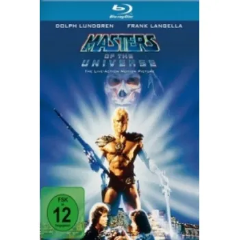Blu-ray film Masters Of The Universe, 1 Blu-ray, 1 Blu Ray Disc: USA. USA – Anne V. Coates,Donald F. Glut,David Odell,Stephen Tolkin,Bill Conti,Yoram Globus,Menahem Golan,Hanania Baer,Dolph Lundgren,Frank Langella,Meg Foster,Billy Barty,Courteney Cox,Robert Dunca (DE)