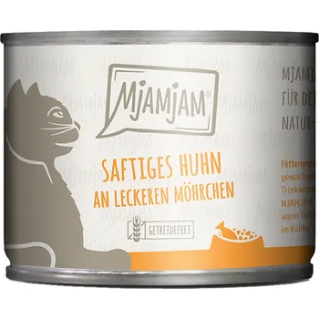 Krmivo pro kočku MjAMjAM šťavnaté kuře s lahodnou mrkvičkou 24x200g
