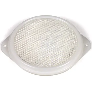 Příslušenství osvětlení automobilu odrazka 80mm, s ušima, bílá