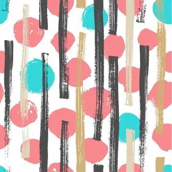 Mikrovlákno, Microfibre potisk abstraktní č. 66, látka metráž