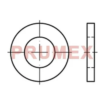 Matice Podložka kruhová pro čepy DIN 1440 - 5 nerez A2