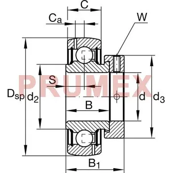 INA GRA 108-NPP-B-AS2/V upínací ložisko