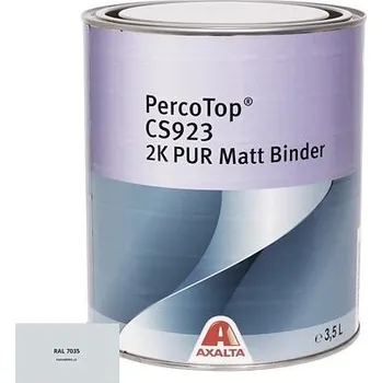 barva na kov Matná polyuretanová 2K barva Axalta PercoTop MATT RAL 7035