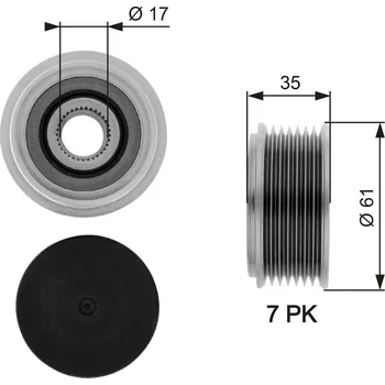 Předstihová spojka GATES OAP7070