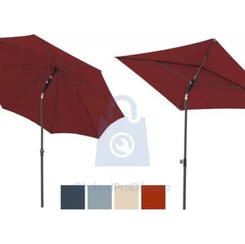 Slunečník Slunečník zahradní, se středovou nohou, ACTIVE 2100 mm, šedý, balení 1 ks