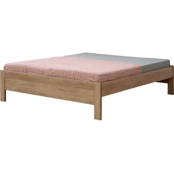 Ložnice BMB Postel KARLO s nízkými čely Materiál: Dub Cink, Povrchová úprava: oblé rohy, Specifikace: 90x200