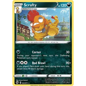 Karetní hra Scrafty 042/073 - Champion´s Path Typ karty: Holo