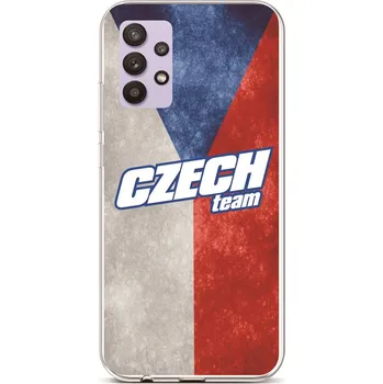 Pouzdro na mobilní telefon Kryt Samsung A32 5G Czech Team (obal neboli pouzdro na Samsung A32 5G)