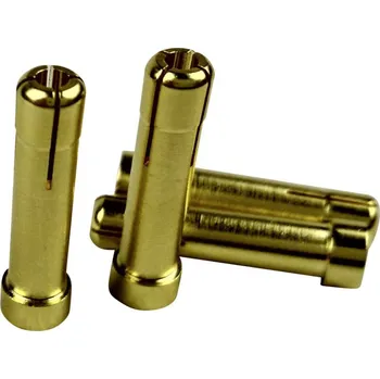 Elektrická zásuvka Reely adaptérový konektor [1x 4mm zástrčka se zlatým kontaktem - 1x 5mm zásuvka se zlatým kontaktem] 1605782