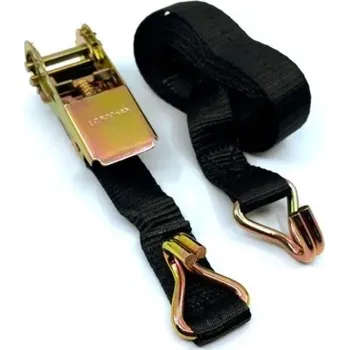 Autostan Upínací pás s ráčnou barva černá pro správné vypnutí plachty