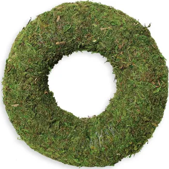Floristika Kruh mech pr.35cm zelený (772517)
